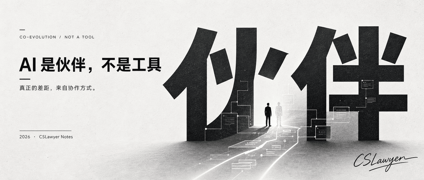 AI 是伙伴，不是工具封面图