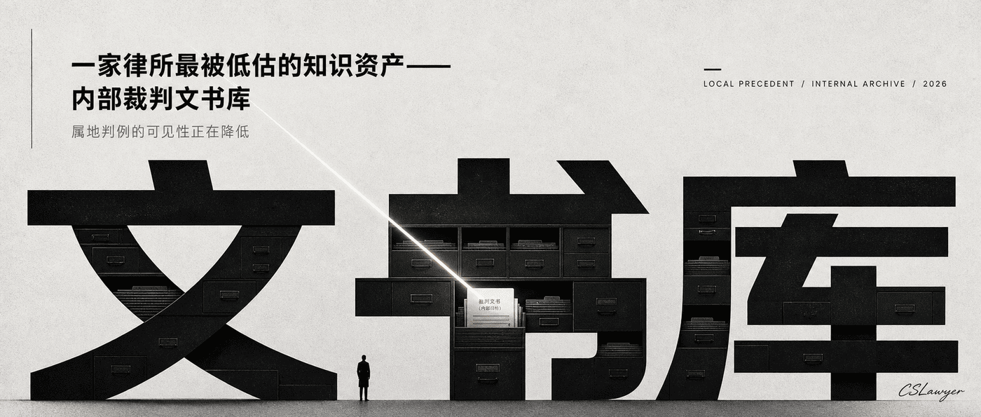 一家律所最被低估的知识资产——内部裁判文书库封面图