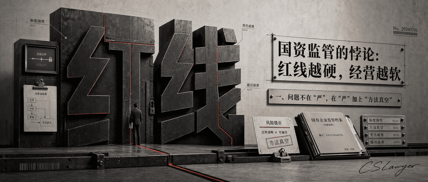国资监管的悖论：红线越硬，经营越软封面图