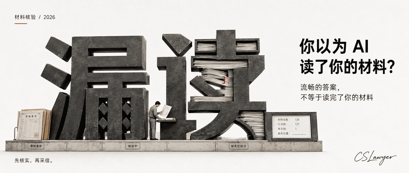 你以为 AI 读了你的材料？封面图