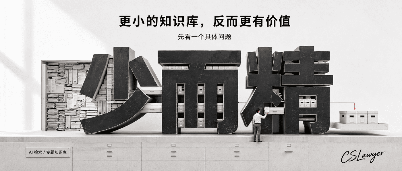 更小的知识库，反而更有价值封面图