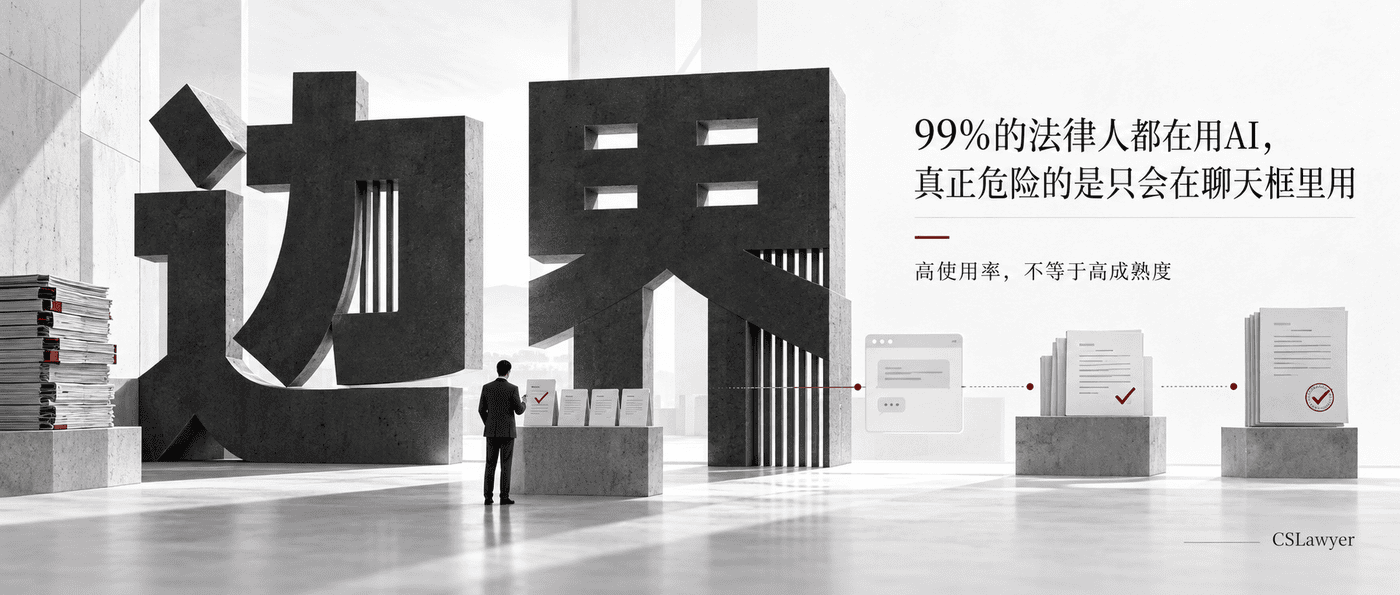 99%的法律人都在用AI，真正危险的是只会在聊天框里用封面图